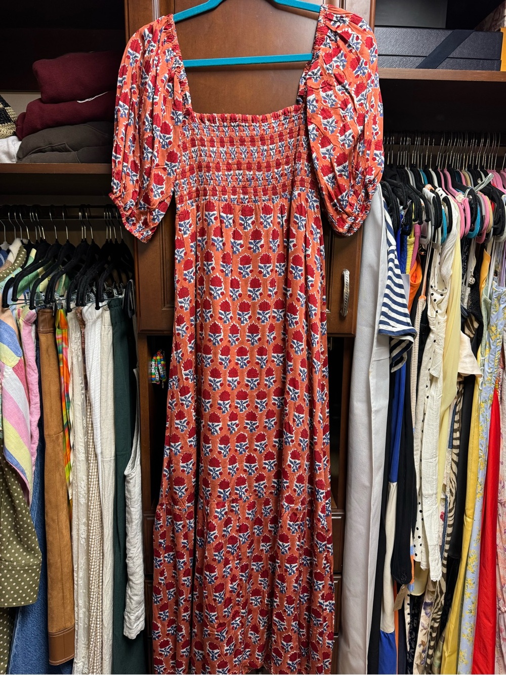 Emerson Fry India Collection Santiago 3 Maxi Dress - Carmen Flowers NWT - Picture 7 of 10